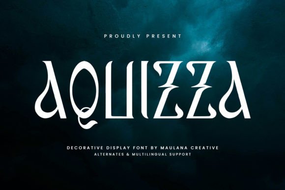 Aquizza: Strategic Typography for Distinctive Brand Positioning