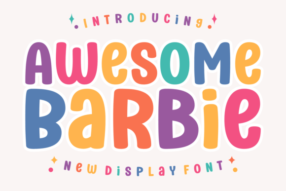 Awesome Barbie: Elevating Design with Quirky Typography