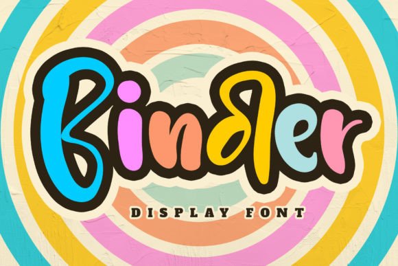 Binder: The Playful Display Font Redefining Cheerful Design