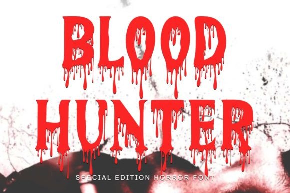 Blood Hunter: Crafting Atmospheric Horror Typography for Modern Media