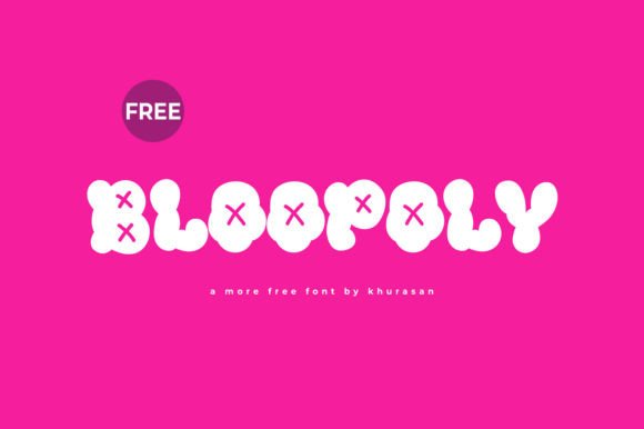Bloopoly: A Cute Display Font for Modern Designs