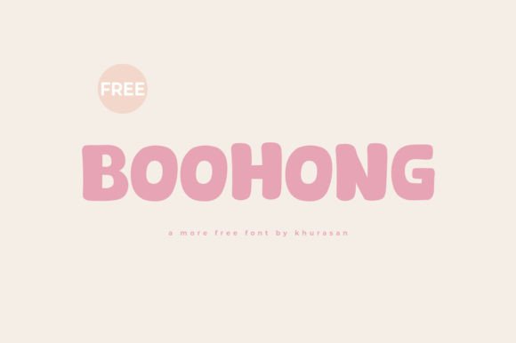 Boohong: Elevating Visual Identity with Modern Display Typography