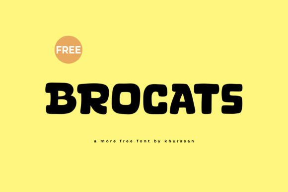 Brocats: Elevating Your Design Projects with a Modern Display Font