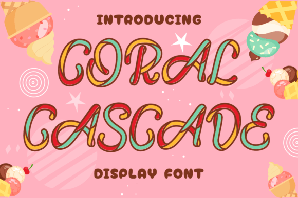 Coral Cascade: Sweeten Your Brand Typography