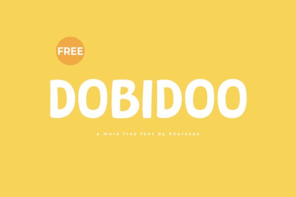 Dobidoo: A Playful Display Font for Modern Branding