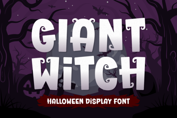Giant Witch: A Playful Font for Magical Designs