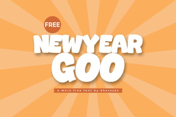 Newyear Goo: A Playful Script for Modern Designs