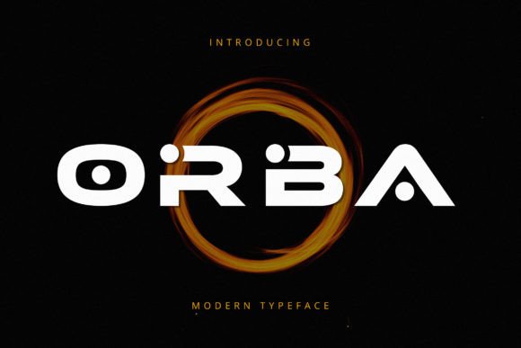 Orba Font: Elevating Creative Design with a Unique Display Typeface