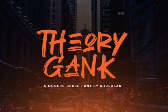 Theory Gank: Evaluating a Modern Brush Font for Display Design