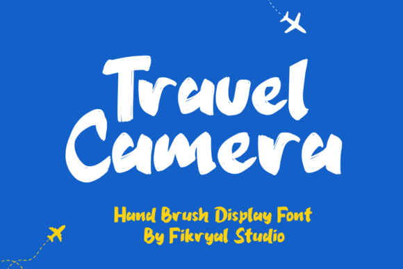 Travel Camera: Elegant Hand-Brushed Font