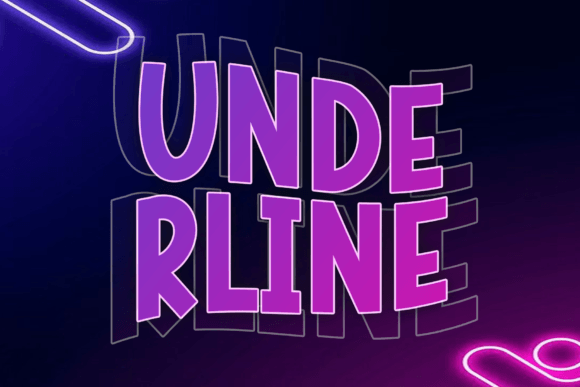Underline: Fresh Elegance for Modern Design