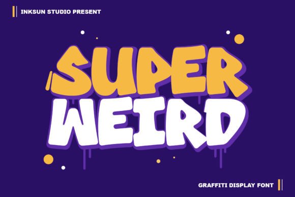 Unleashing Urban Energy: Why Super Weird is the Graffiti Font Your Design Needs