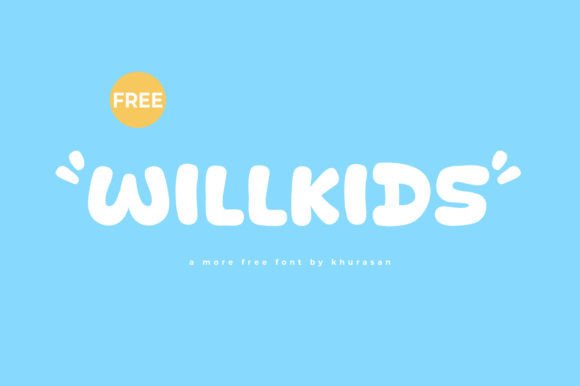 Willkids: A Modern Display Font for Bold Designs