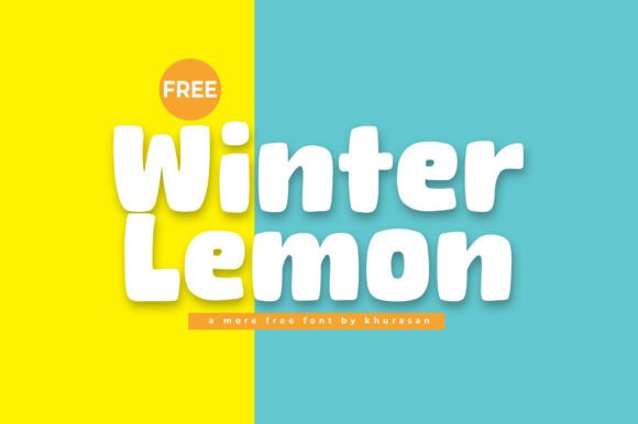 Winter Lemon: A Cute Display Font for Modern Designs