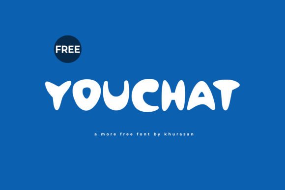 Youchat: A Playful Display Font for Modern Brands